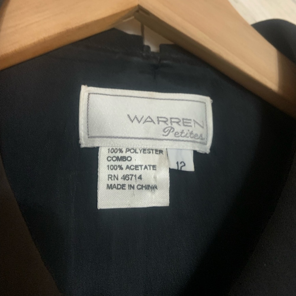 Vintage Warren Petites Collar Top - Picture 5 of 8